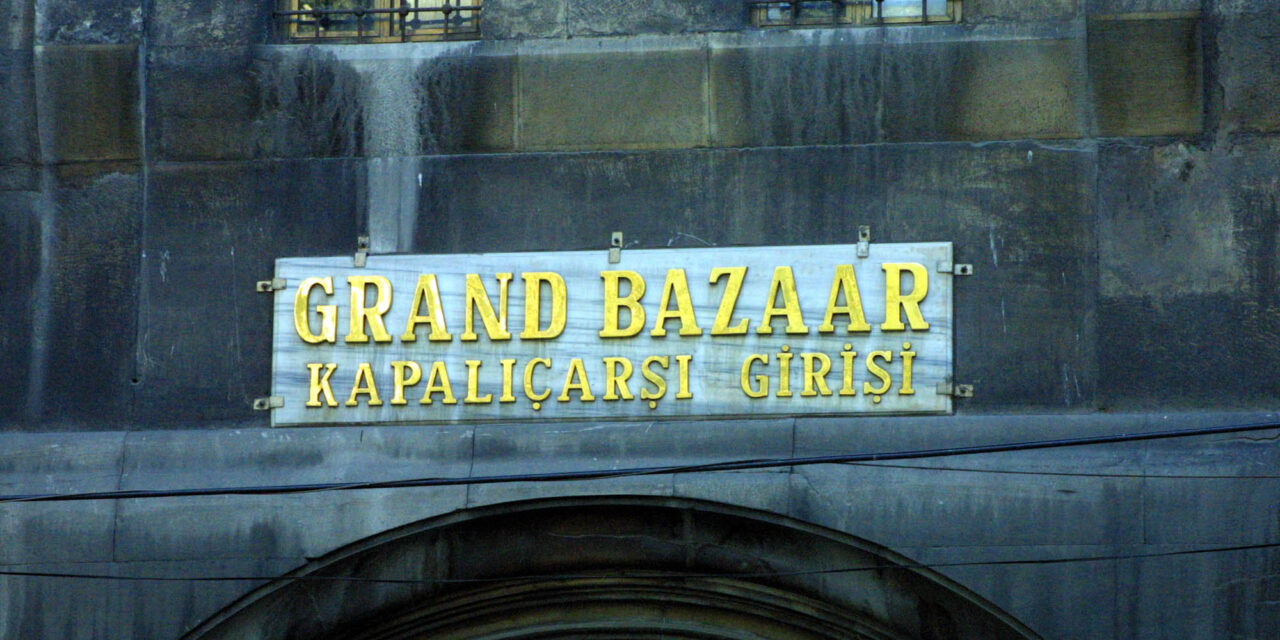 We visited the Grand Bazaar in Istanbul, Turkey